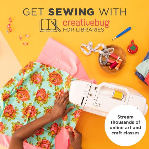 Get Sewing with Creativebug for Libraries