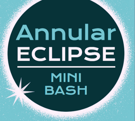 circle with text annular eclipse mini bash