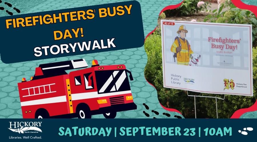 firefighters storywalk